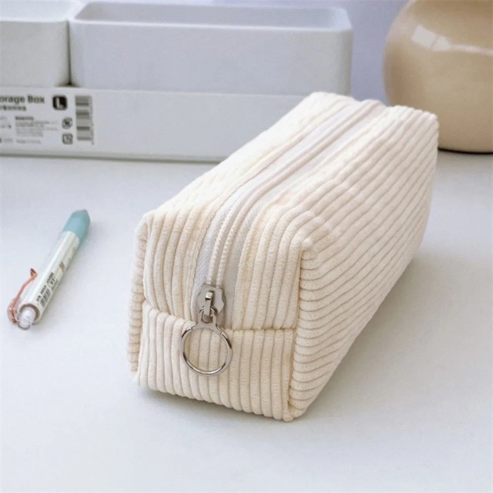 Large Corduroy Pencil Case – Multifunctional Pen Bag Pencil Case HIP