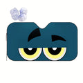 Foldable Car Windshield Sunshade – Cartoon Eyeball Pattern Car Windshield Sunshade HIP S