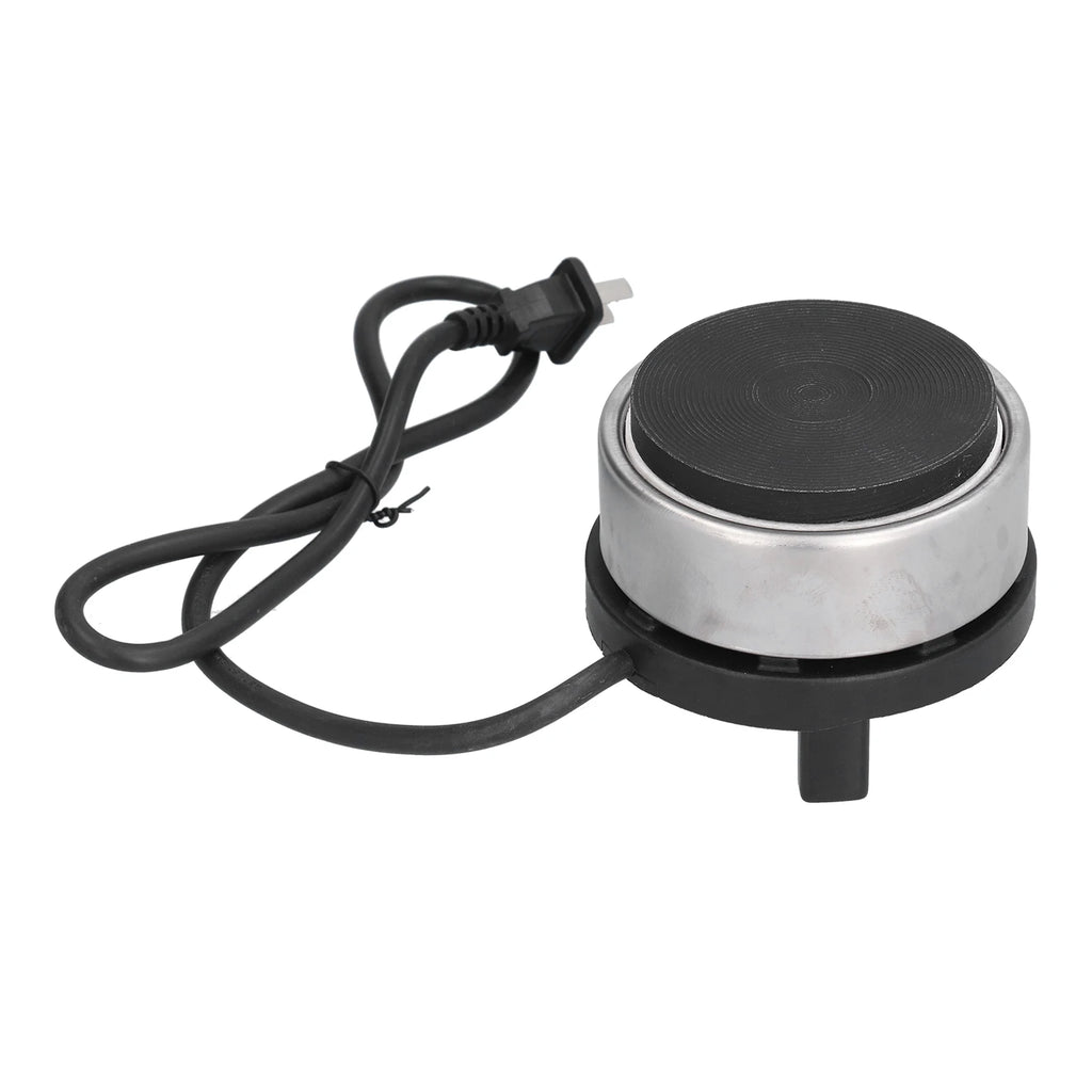 300W Mini Electric Stove Iron Hot Plate Tea Coffee Pot Warmer Heater for Home Office Dormitory Coffee Heater Electric Tea Warmer HIP