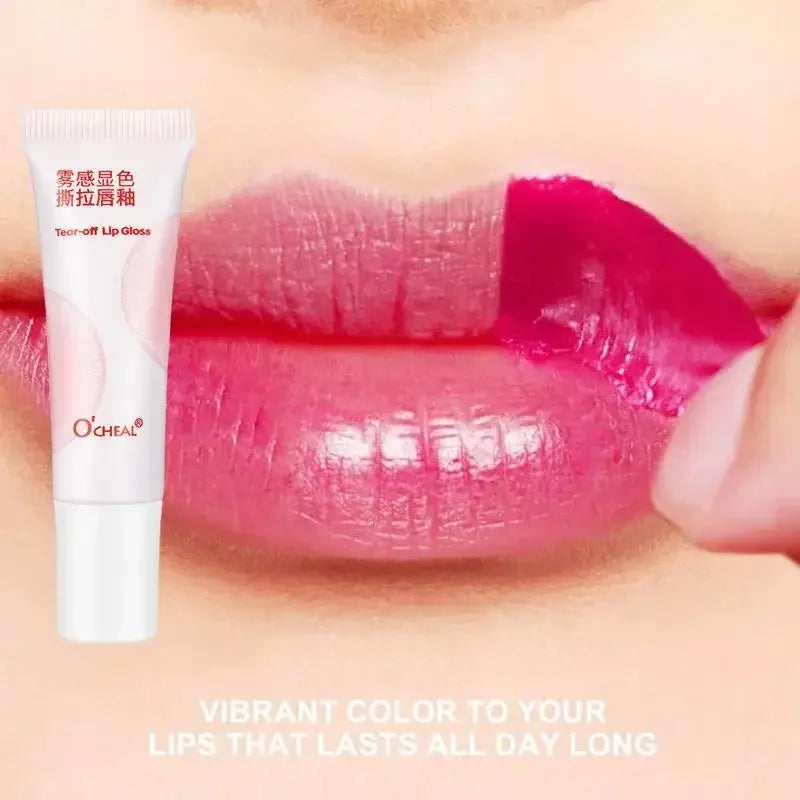 OCHEAL Peel-Off Liquid Lip Stain – Matte, Waterproof, 24H Peel-Off Lip Stain HIP