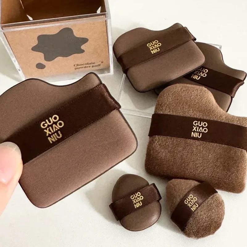 Cushion Powder Puff Set Wet & Dry Sponge Applicator 5–6 Pcs Makeup Sponge Puff HIP