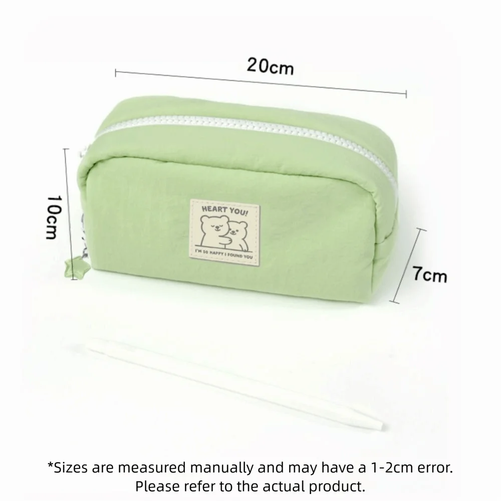 Large Capacity Pencil Pouch – Solid Color & Star Pendant Pencil Pouch HIP