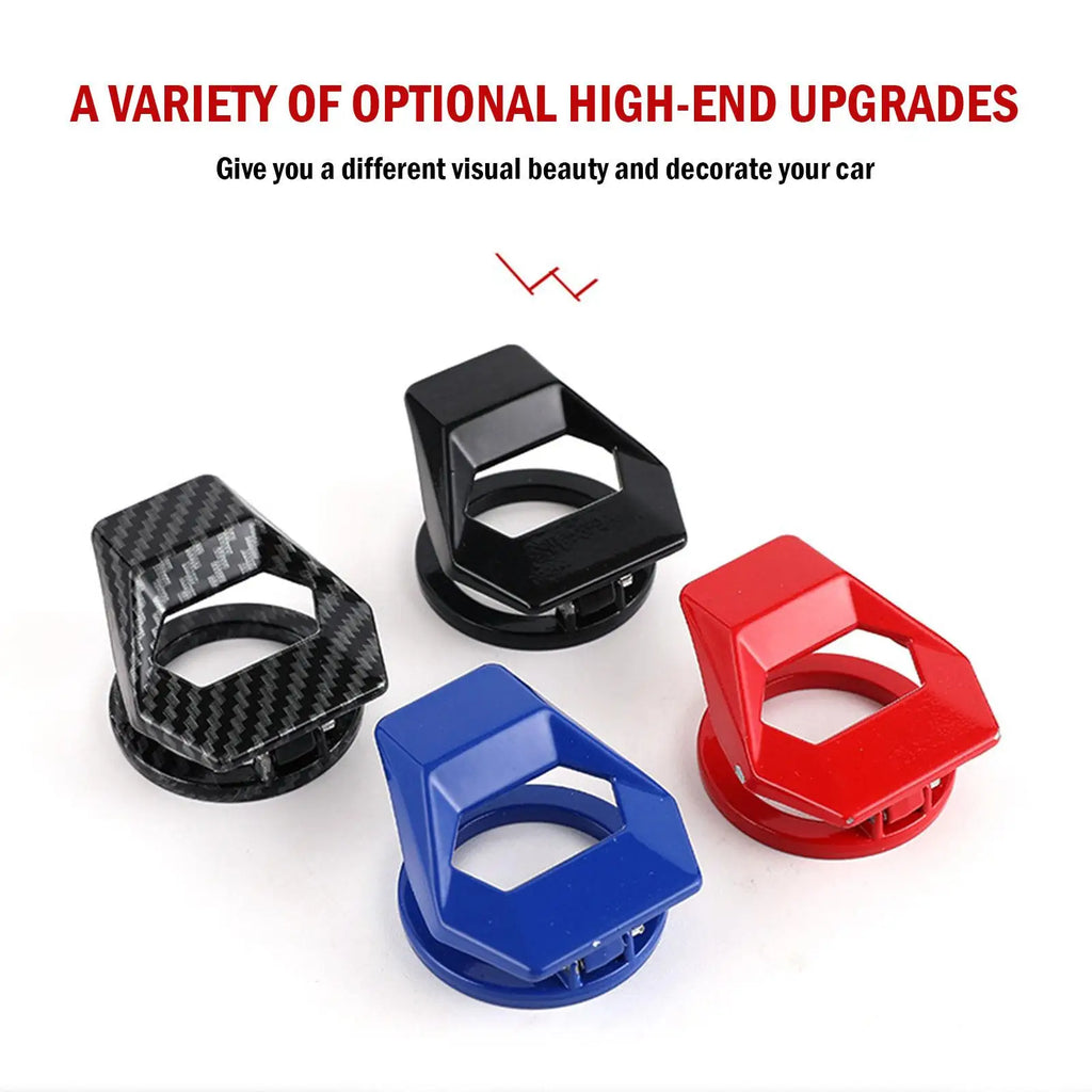 Car Engine Start Stop Switch Button Cover Decorative Auto Accessories Push Button Sticky Cover Car Interior Car-Styling HIP