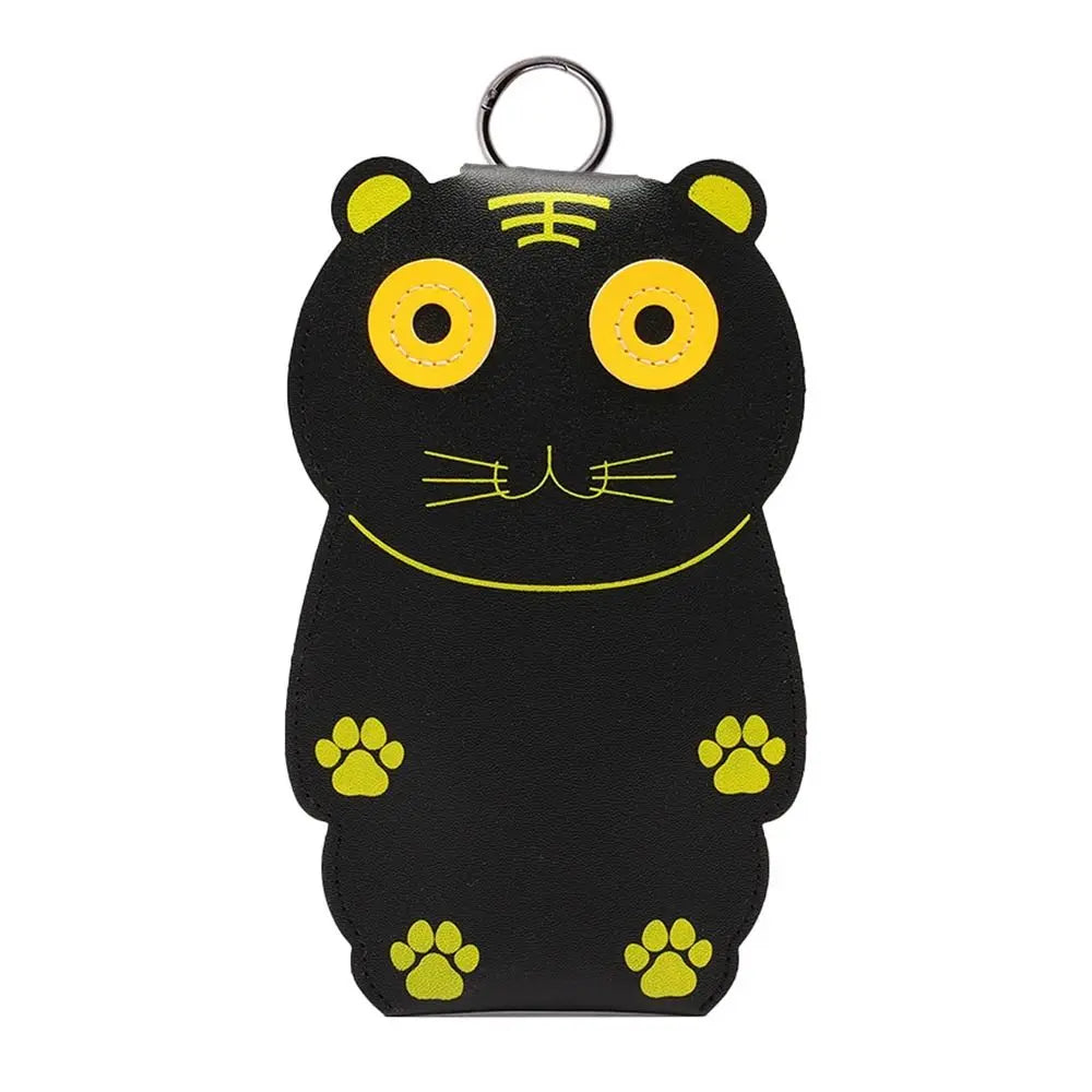Women's Cartoon PU Leather Glasses Case – Portable Eyewear Pouch Eyewear Storage Case HIP Style 5