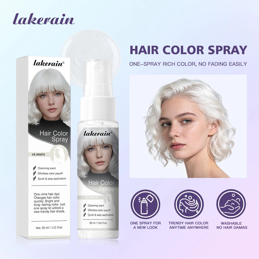 Hair Color Spray Instant Hair Dye One-Time Temporary Washable DIY Hair Chalk Multi Color Party Cosplay Makeup Styling HIP