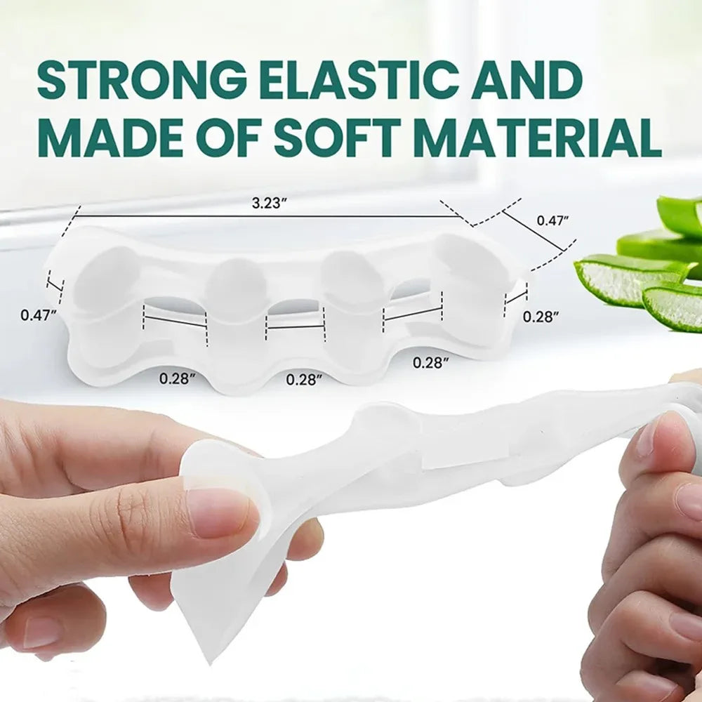 Soft Silicone Toe Separators – 1, 2 or 3 Pairs | RUZOFO Silicone Toe Separators HIP