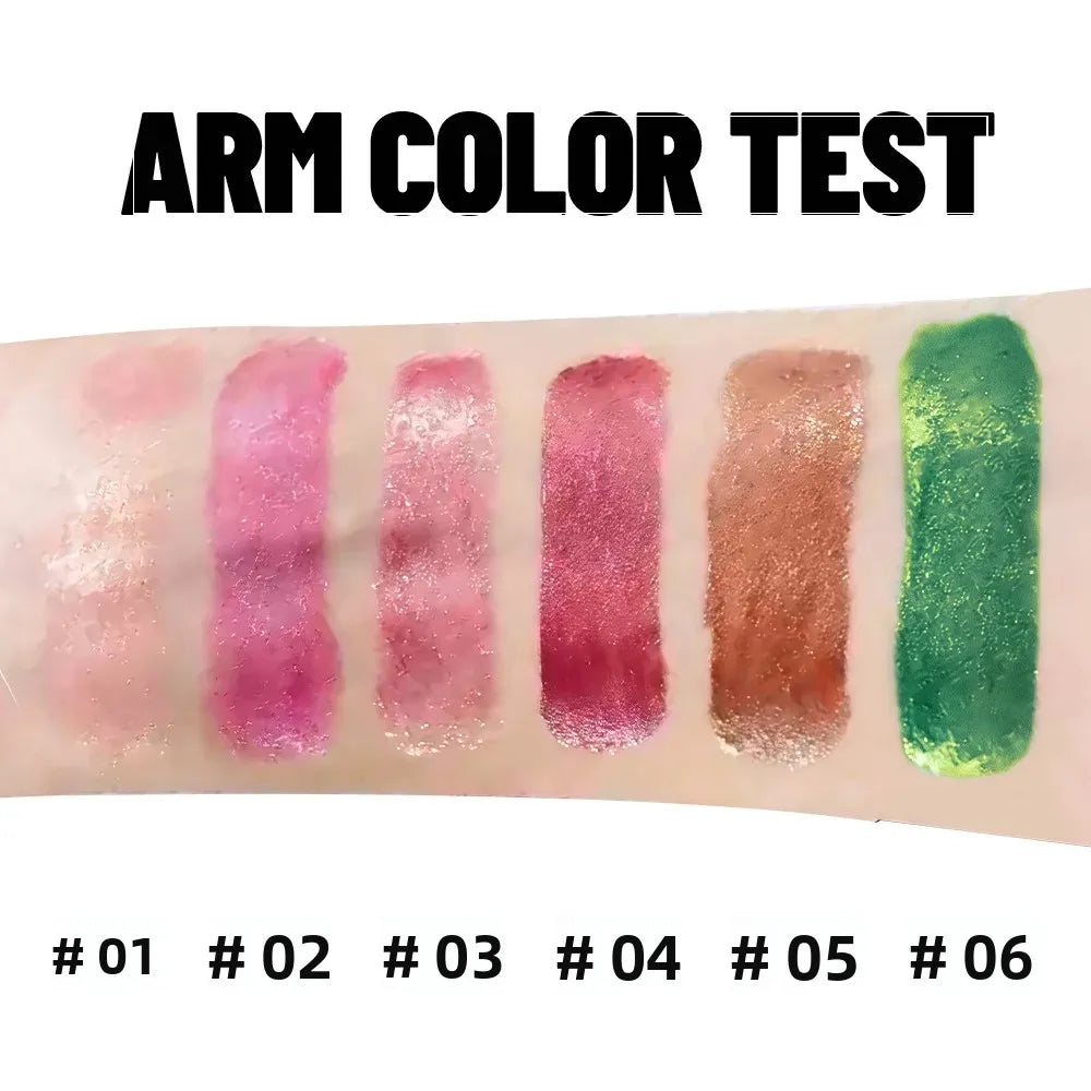 SAM SUGAR Chameleon Lip Gloss 6 Shades – Pearl Shine & Waterproof Pearl Lip Gloss HIP