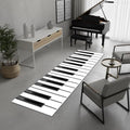 Piano Keys Runner Rug – Non-Slip Musical Notes Floor Mat Runner Rug HIP 1 40x120cm-Felt