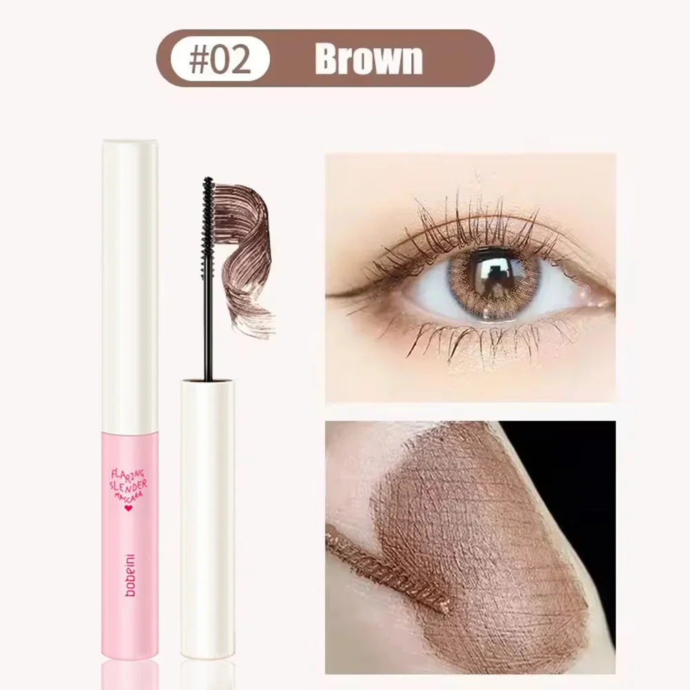 Silk Fiber Matte Mascara – Waterproof Lengthening & Curling Mascara HIP