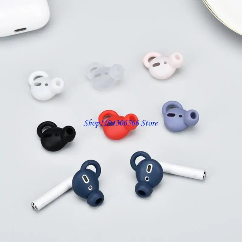 Silicone Earphone Tip Covers – Washable Replacement Earbuds 2 Pcs Earbud Tip Covers HIP