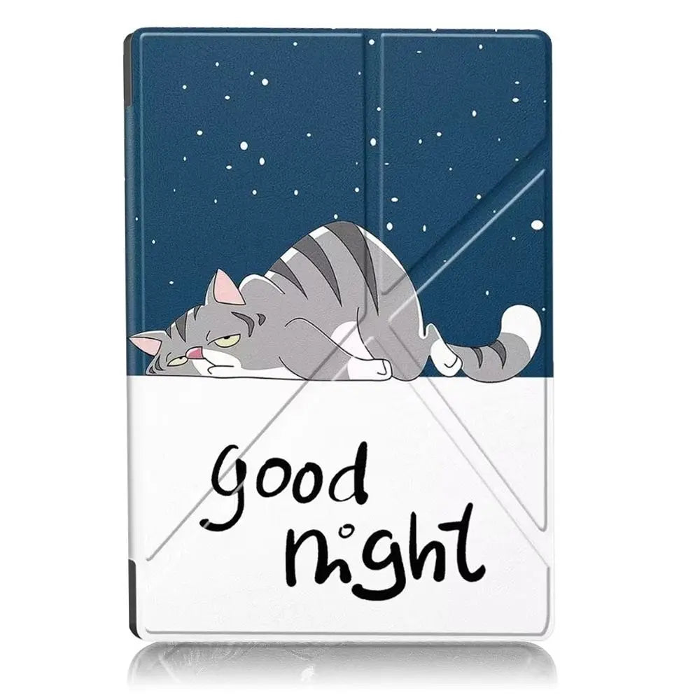 Kobo Nia N306 Leather Folio Case – Magnetic Smart Cover E-Reader Folio Case HIP Lazy cat