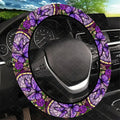 Purple Butterfly & Rose Steering Wheel Cover – Cars, SUVs Steering Wheel Cover HIP black