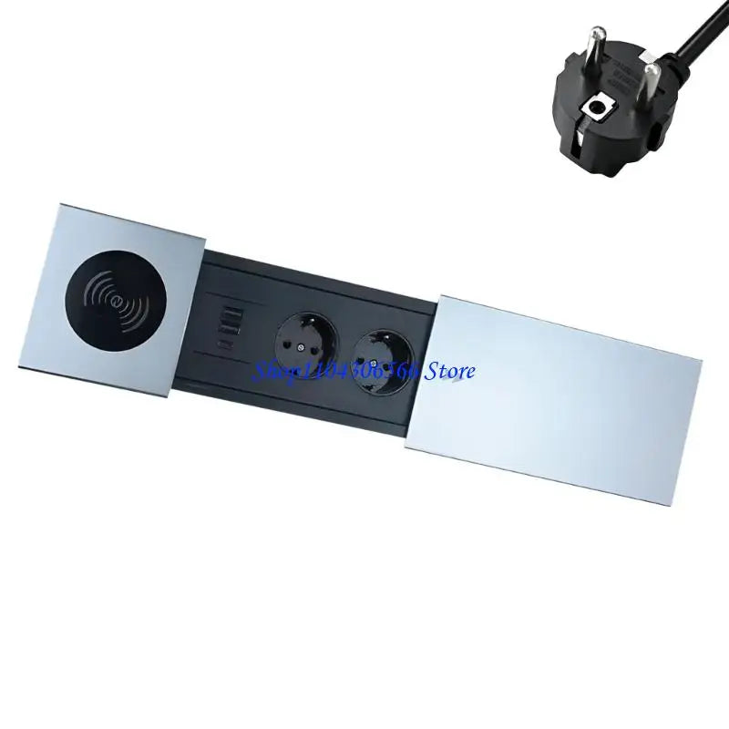 Embedded Desktop Outlet – 2 Sockets, 2 USB & Type-C Embedded Desktop Outlet HIP