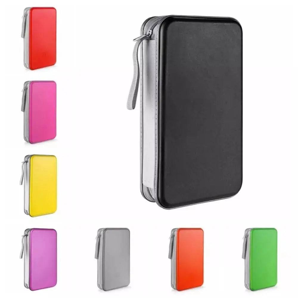 96-Disc Portable CD DVD Storage Binder Case – Zip Holder CD DVD Storage Case HIP