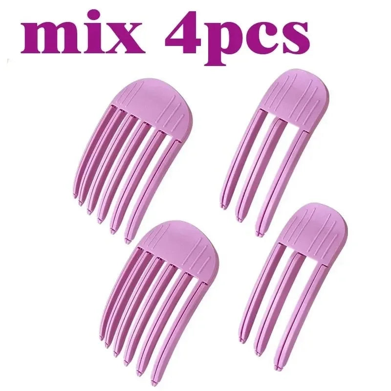 Volumizing Hair Root Clips – Fluffy Curling & Bang Rollers Hair Volumizing Clip HIP C688-Mix-Purple-4pc
