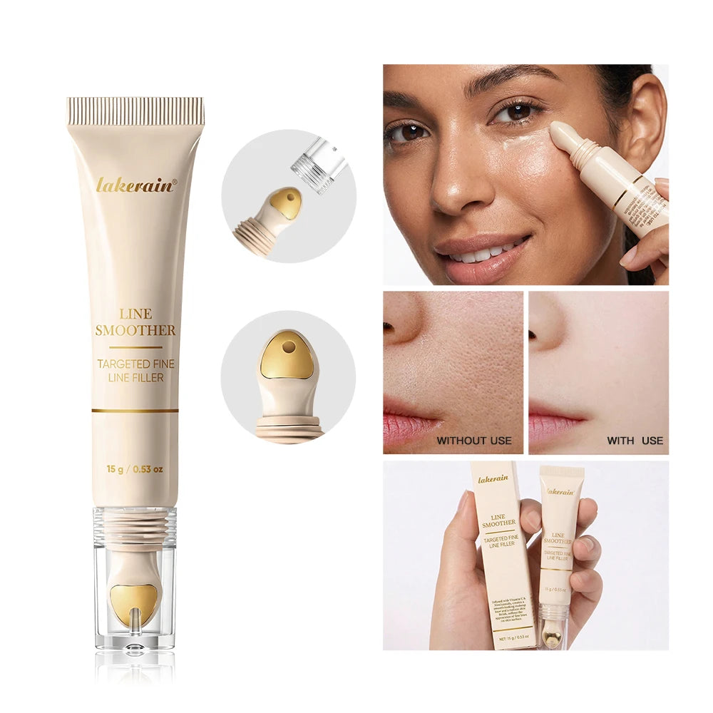 Line Smoother Targeted Line Primer Blurring Primer Wrinkles & Pores Tinted Cover Eyes Face Wrinkles Primer Makeup Base HIP