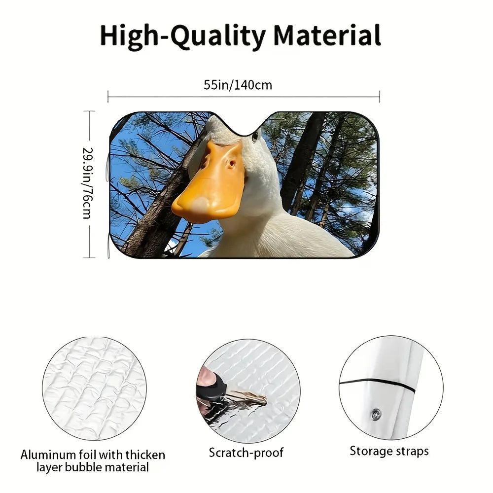 Duck-Themed Car Windshield Sun Shade Visor Cover Car Windshield Sun Shade HIP