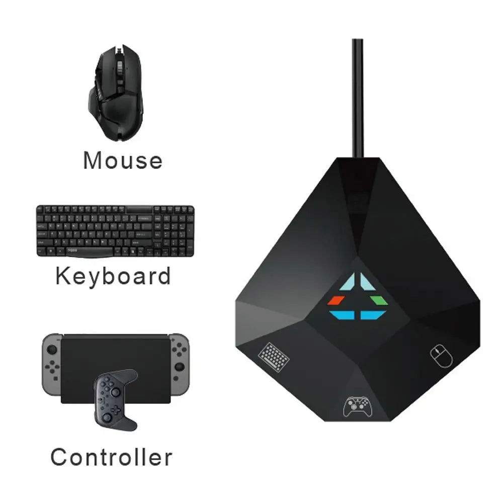 USB Keyboard & Mouse Converter for Switch, PS4, PS3, Xbox Controller Adapter HIP