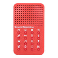 Funny Sound Machine Compact Funny Sound Effects Machine Entertaining 16 Sound Effects Electronic for Neighbor for Daily Life HIP Red