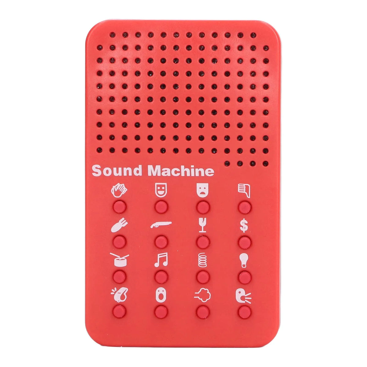 Funny Sound Machine Compact Funny Sound Effects Machine Entertaining 16 Sound Effects Electronic for Neighbor for Daily Life HIP Red