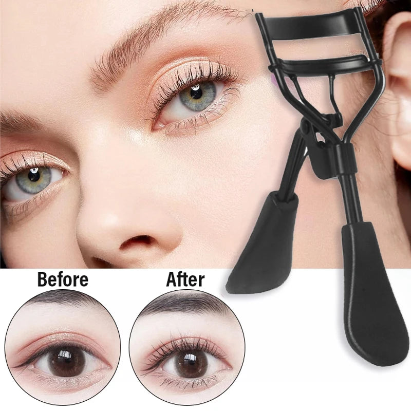 Eyelash Curler Eyelash Curler Tweezers Curved Handle Does Not Hurt Eyelashes Long-lasting Curling Eye Makeup Cosmetics Tools HIP