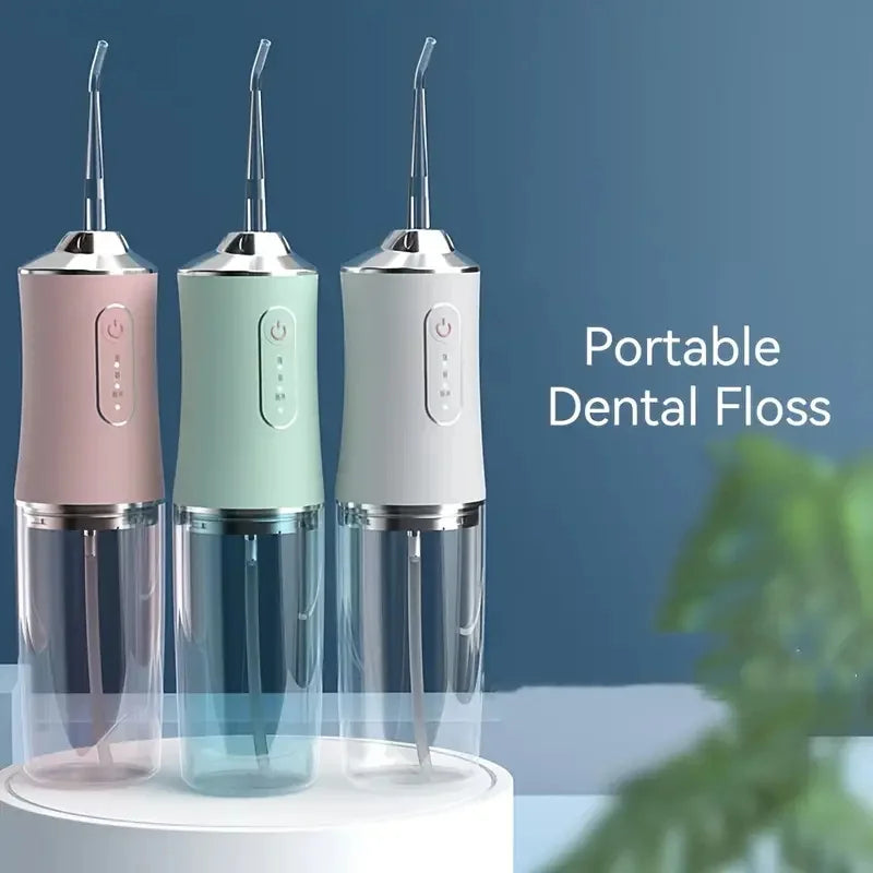 Portable USB Rechargeable Dental Water Flosser – 220ml Tank Dental Water Flosser HIP