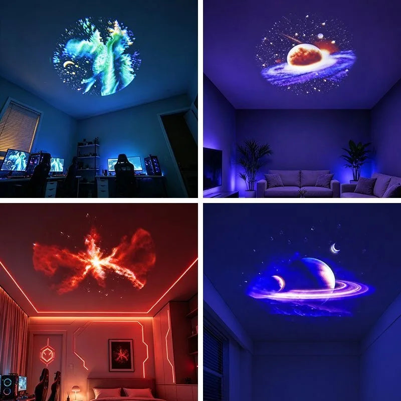 Star Projector Night Light – 360° Rotating Starry Sky Lamp Star Projector Lamp HIP