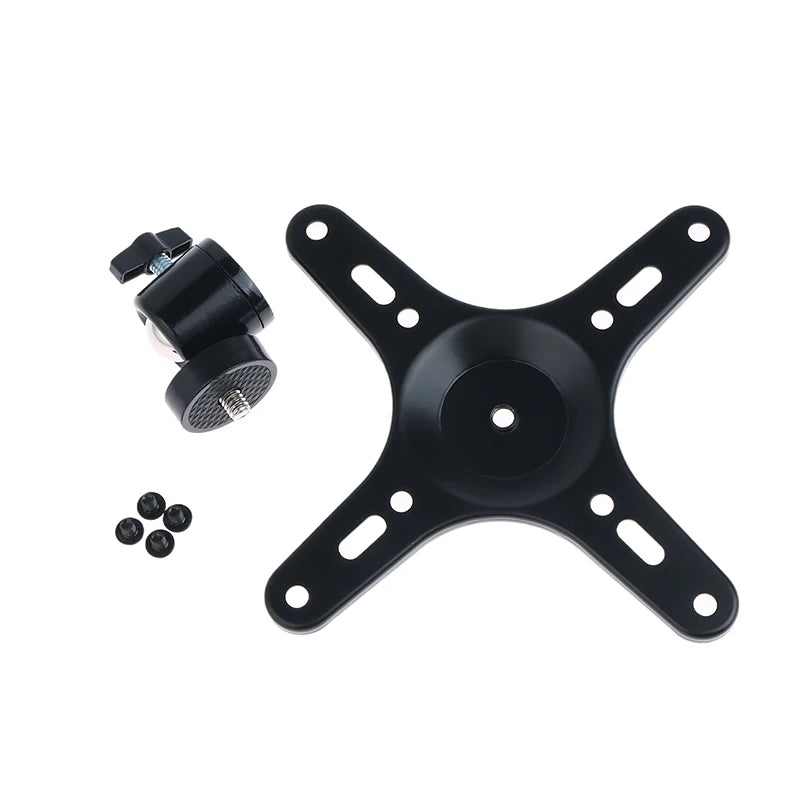 VESA Monitor Mount Adapter 75x75 100x100mm to 1/4" Screw Plate Monitor Mount Adapter HIP with PTZ