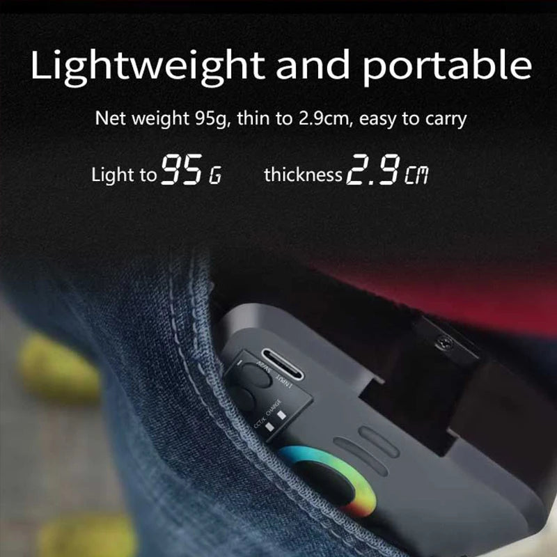 SEamopar VL49 RGB LED Fill Light – Portable DSLR Video Lamp LED Video Fill Light HIP
