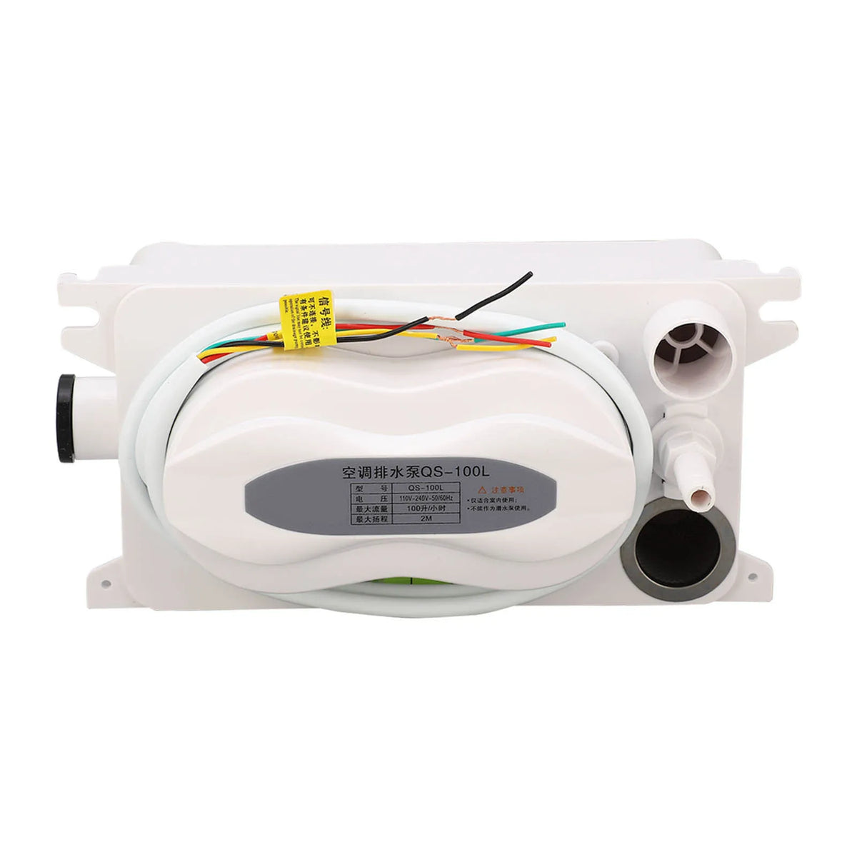 HVAC Water Drain Pump Air Conditioning Drain Pump HVAC Condensate Removal with 600ml Storage AC110‑240V 100L/H HIP A