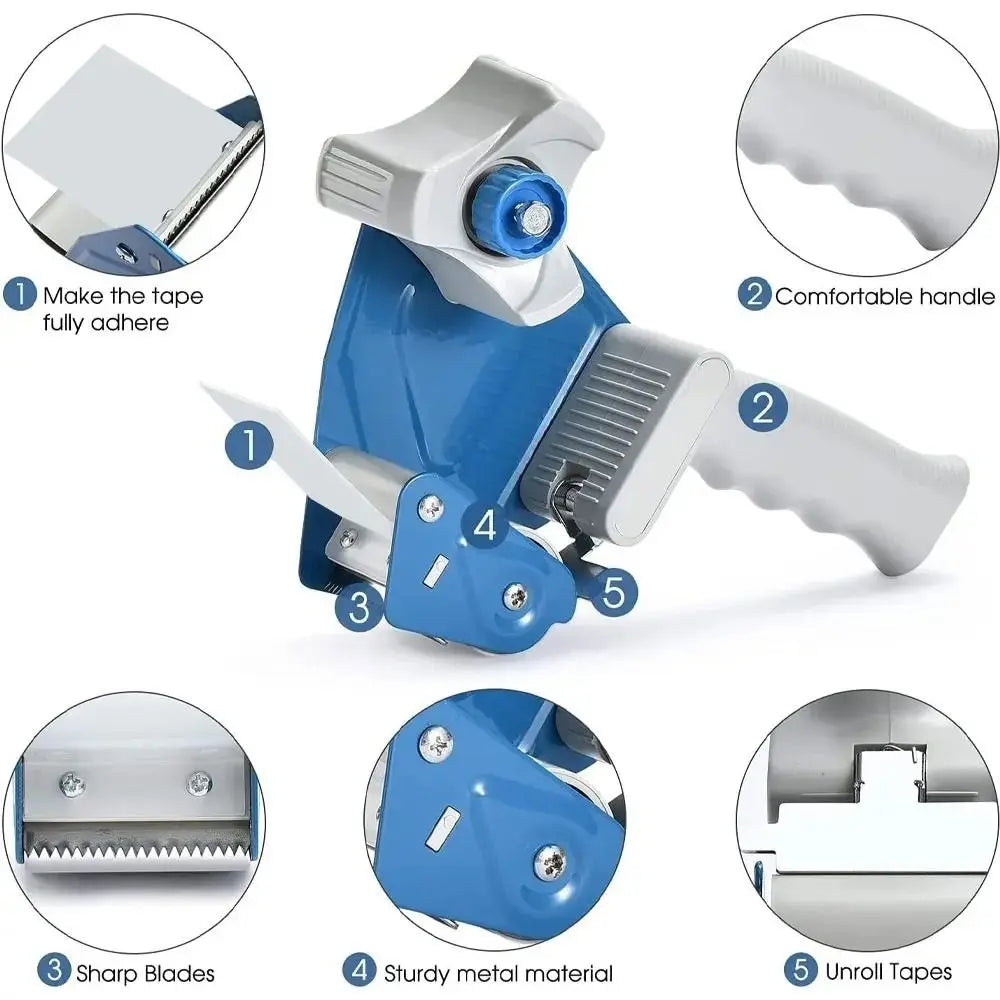 One-Handed Heavy-Duty Tape Dispenser – 5cm Packing Sealer Tape Dispenser HIP