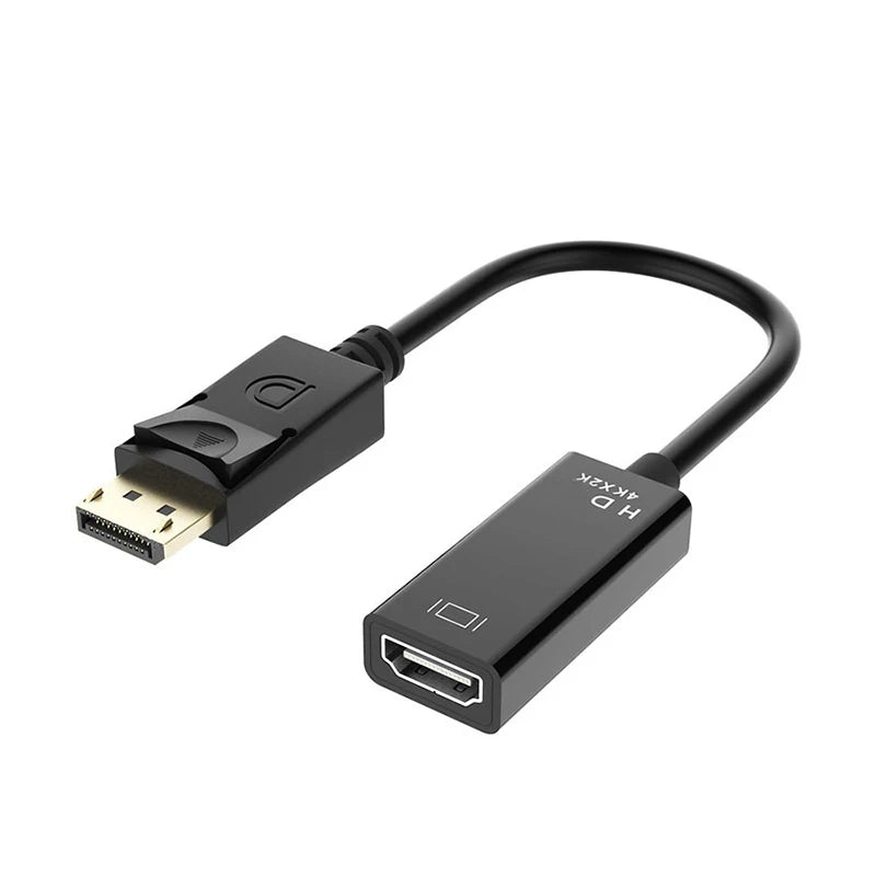 4K DisplayPort to HDMI Adapter – Plug & Play Converter DisplayPort HDMI Adapter HIP 4K