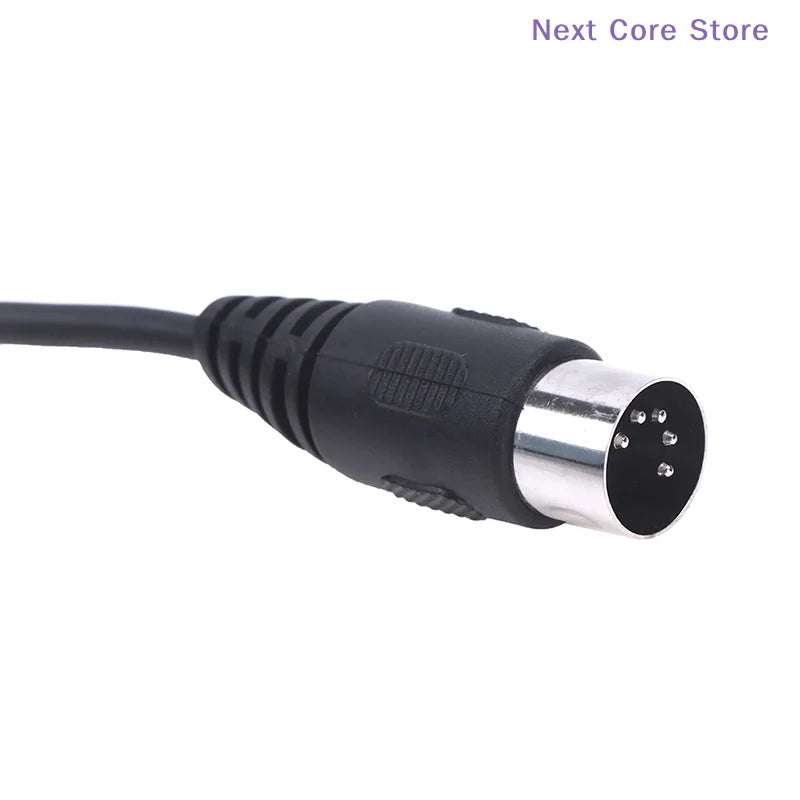 MD 6-Pin Female to DIN 5-Pin Male Keyboard Adapter Cable Keyboard Adapter Cable HIP