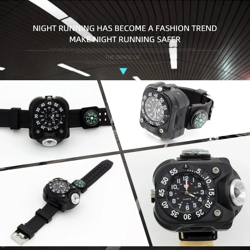 ESMARTER LED Wrist Light – Rechargeable Hands-Free Flashlight Wrist Flashlight HIP