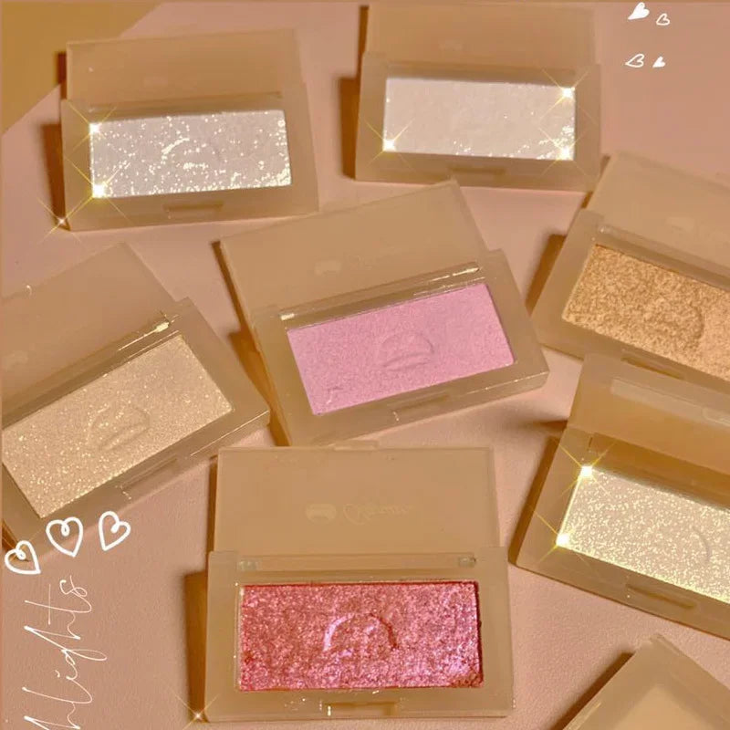 Single Eyeshadow Blush Concealer Blush Highlighter Palette Combination Shimmer Brighten Waterproof Matte Non-Smudge Cosmetic HIP