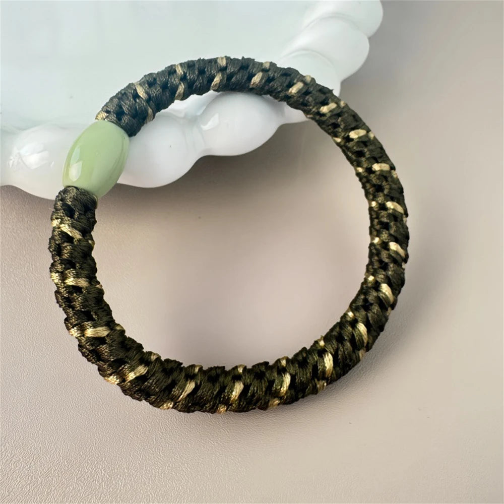 Silk Sport Hair Ties – No Crease Anti-Slip Elastic Ponytail Band