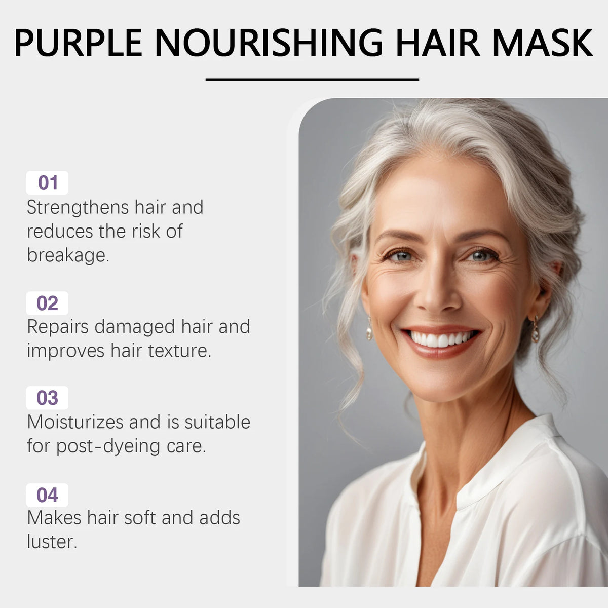 Purple Hair Mask – Deep Conditioning for Blonde & Bleached Hair Purple Hair Mask HIP