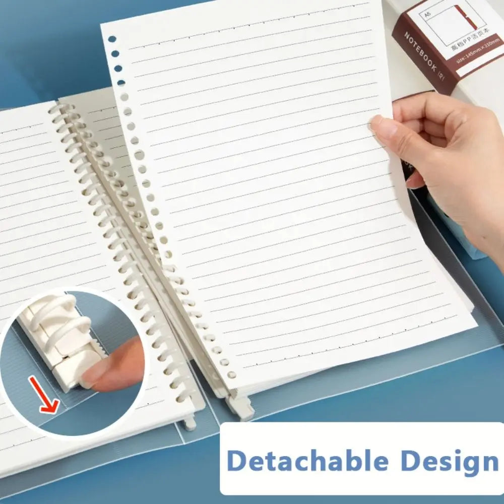 A4/A5/B5 Loose-Leaf Binder Notebook – Detachable Notepad Loose-Leaf Notebook HIP