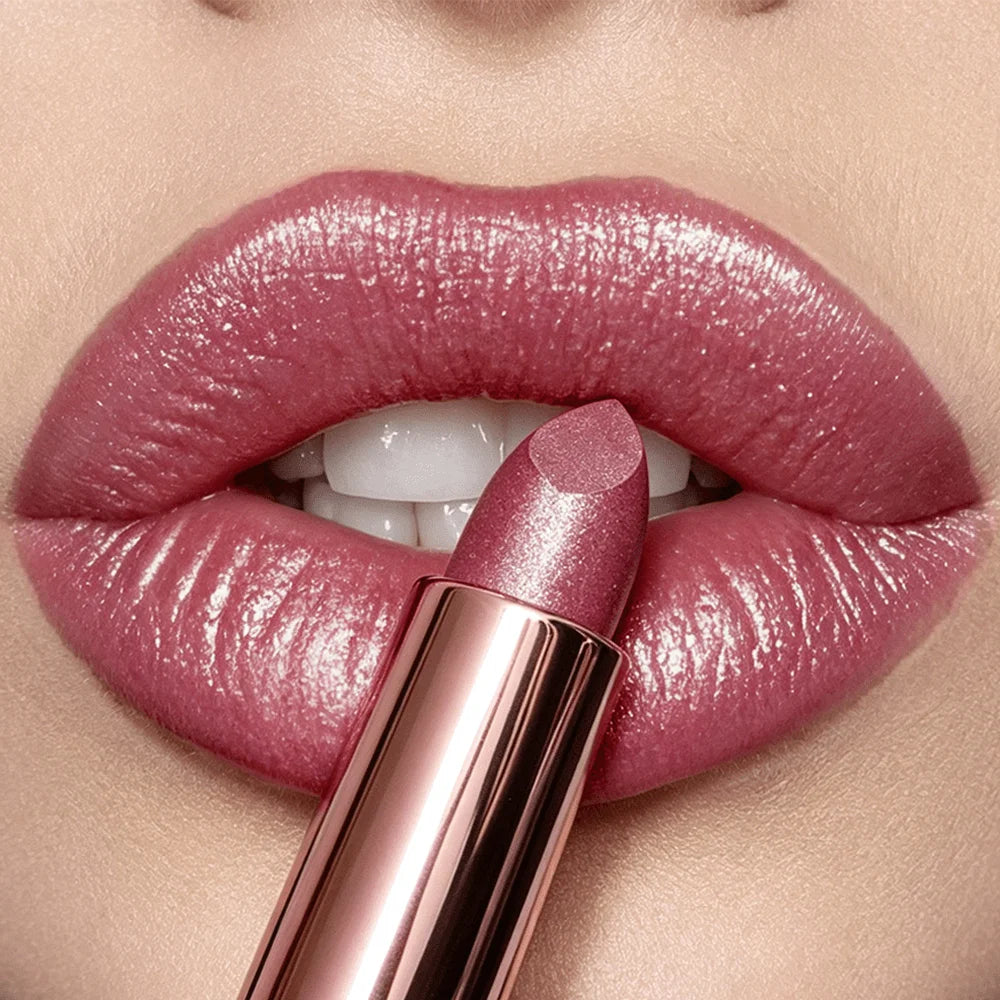 JUJU Dream Shimmer Metallic Lipstick – Waterproof & Moisturizing Metallic Lipstick HIP