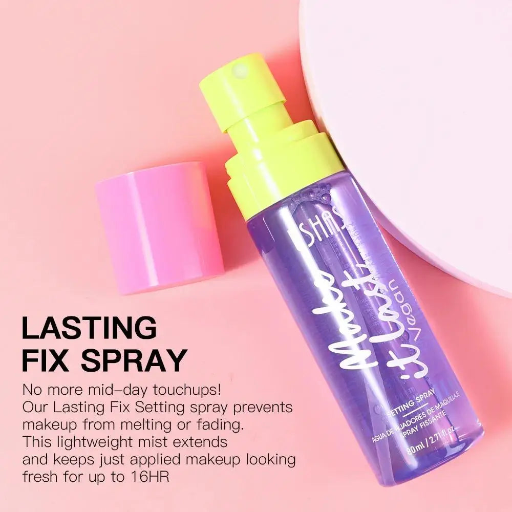 USHAS 80ml Oil Control Setting Spray – Waterproof Face Mist Makeup Setting Spray HIP