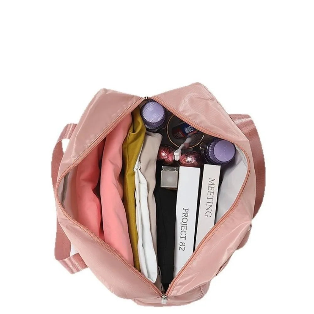 Large Foldable Travel Tote Bag – Oxford Nylon Zipper Carry-All Travel Tote Bag HIP