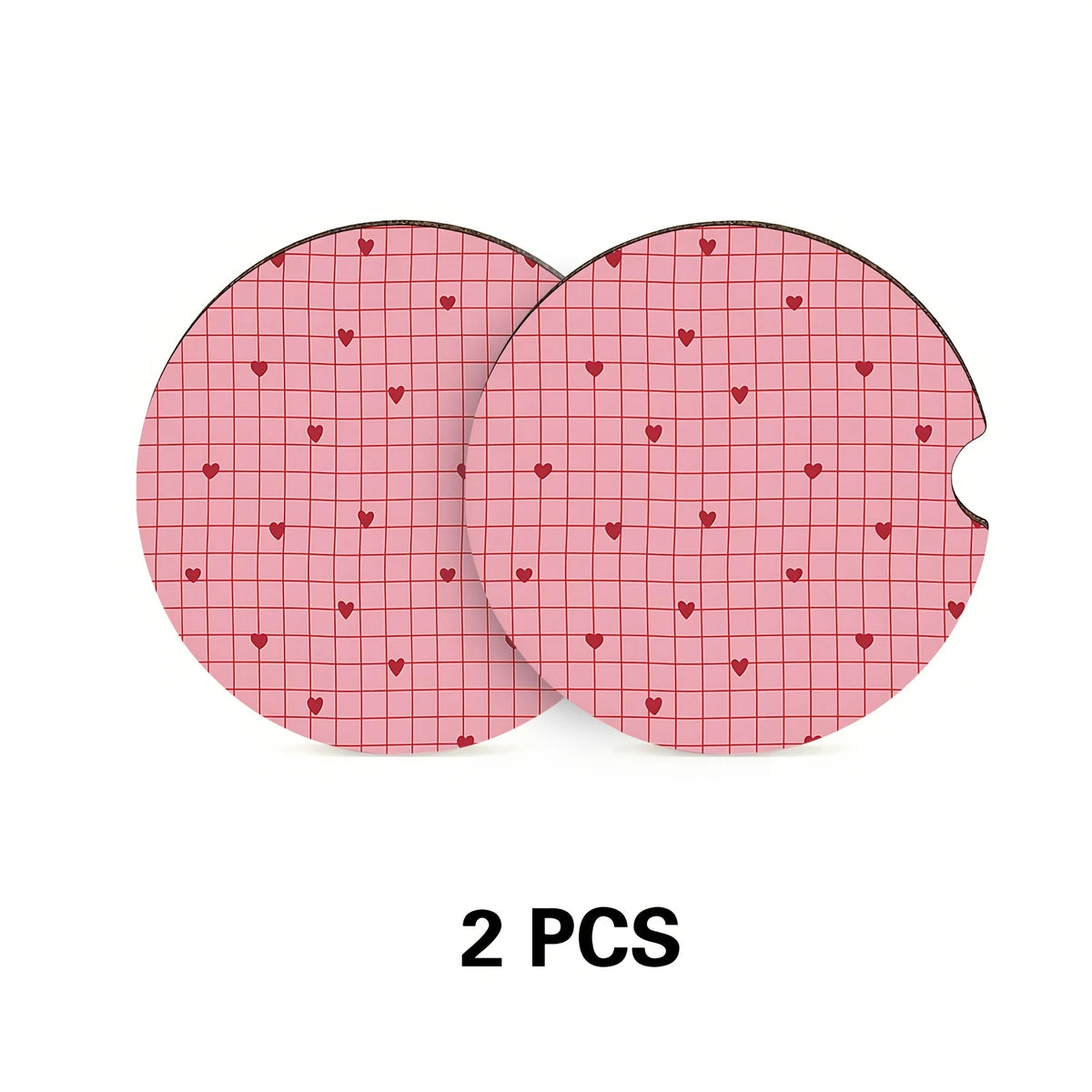 Set of 2 Car Cup Holder Mats – Non-Slip Drink Coasters Car Interior Accessory HIP 1 Other