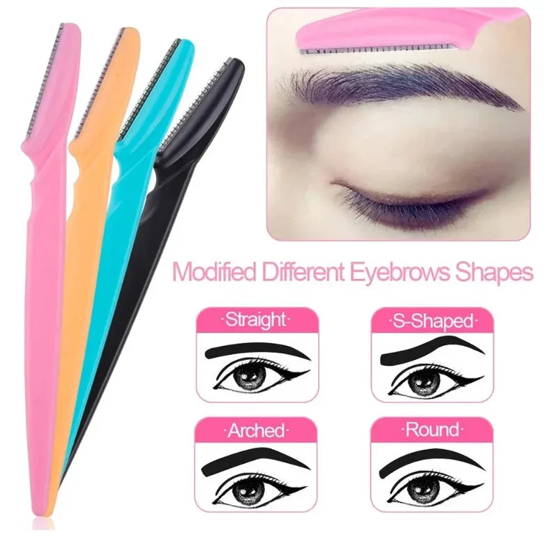 6/12 Pc Portable Eyebrow Trimmer Razors – Face Hair Remover Eyebrow Trimmer Razor HIP