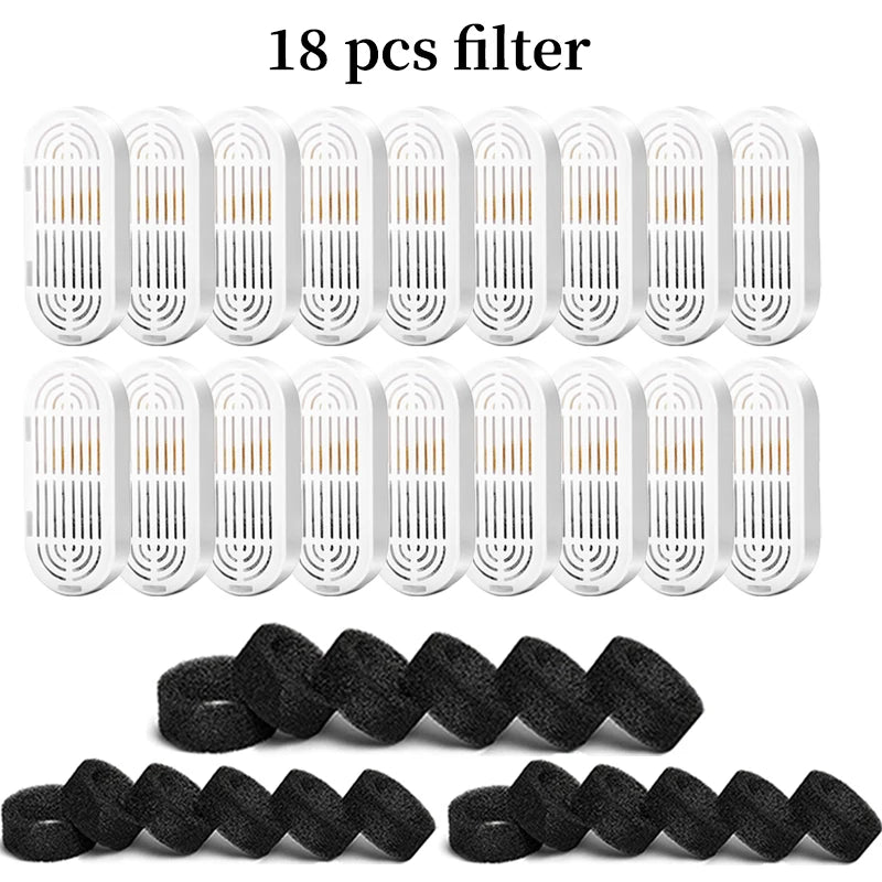 Replacement Activated Carbon Filter Cat Dog Drinking Fountain Replaced Filters for Pet Water Fountain Dispenser Accessories HIP 18Filter