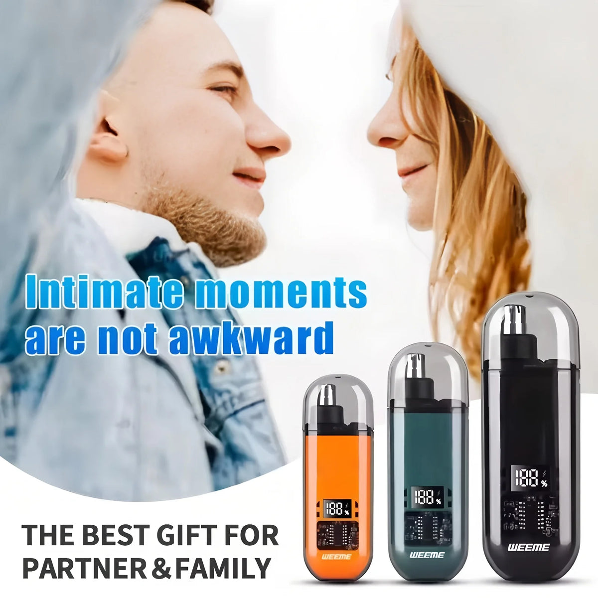 2-in-1 Rechargeable Electric Nose & Ear Hair Trimmer – Unisex Nose & Ear Trimmer HIP