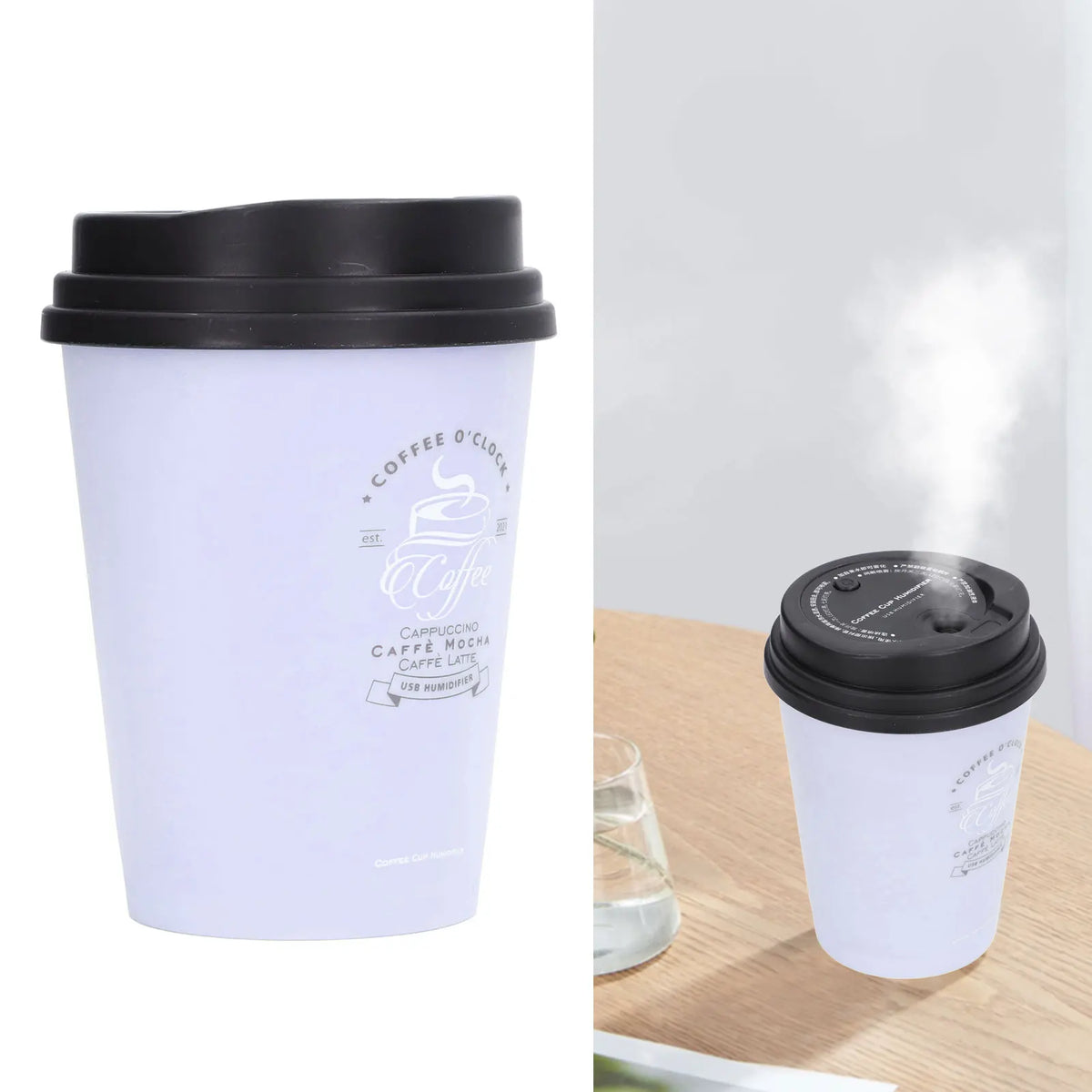 Mini Humidifier Auto Off Portable Size Highly Small Humidifier Light Weight 300ml Capacity for Home for Car for Office HIP