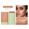 High Gloss Stick Face Brightening Rotary Small Gold Tube Concealer Pearl Gloss Dressing Stick Three Color Makeup Contour Correct HIP 3