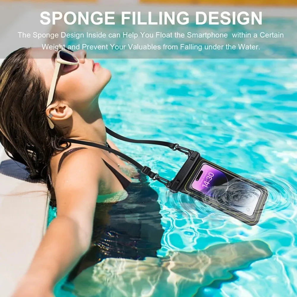 Waterproof Phone Pouch – IPX8 Touch Screen Floating Dry Bag Waterproof Phone Pouch HIP