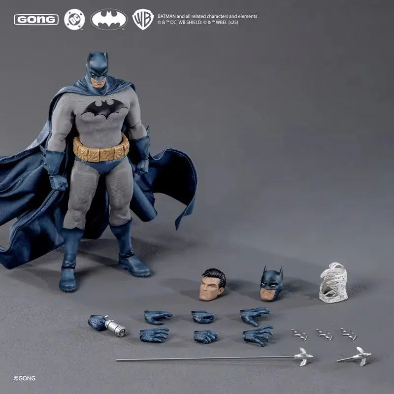 GONG DC Batman Hush Superman 1/12 Action Figure | Bruce Wayne Collectible Action Figure HIP
