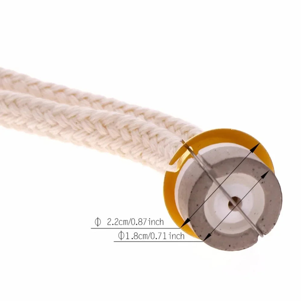15/22mm Diffuser Aromatherapy Decorations Air Tightly Control Catalytic Burner Oil Lamp Wick Replacement Fragrance Lamps Wick HIP